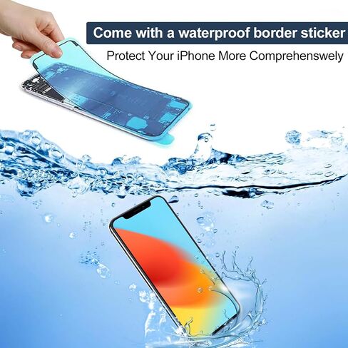 لاستبدال شاشة iPhone 11 Pro Max، شاشة LCD عالية الدقة بالكامل COF مجموعة رقمية تعمل باللمس ثلاثية الأبعاد مع لاصق مقاوم للماء، لـ 6.5 بوصة (الموديلات A2161، A2218، A2220) لا توجد أدوات إصلاح in Kuwait