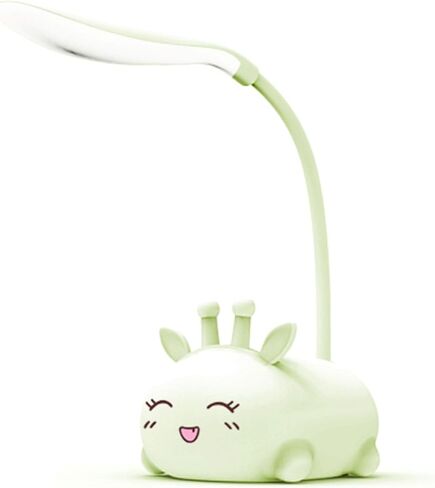 LED Desk Lamp, Portable LED Table Light, Mini Animal Night Light, Cute Foldable USB Rechargeable Reading Light for Bedroom Children's Bedside Study (Bear, Pink) in Saudi Arabia