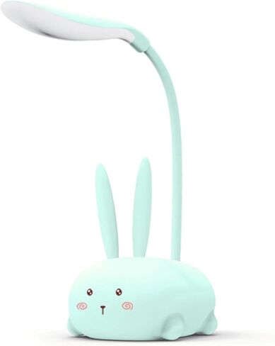 LED Desk Lamp, Portable LED Table Light, Mini Animal Night Light, Cute Foldable USB Rechargeable Reading Light for Bedroom Children's Bedside Study (Bear, Pink) in Saudi Arabia