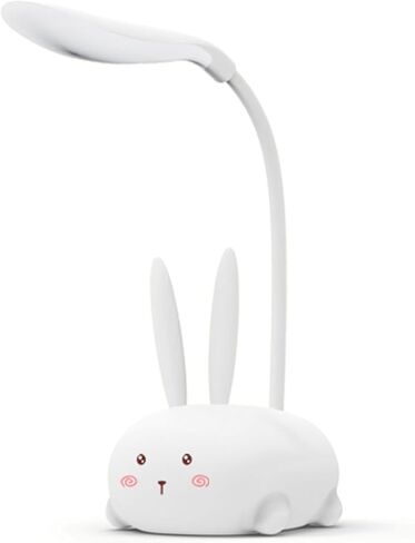 LED Desk Lamp, Portable LED Table Light, Mini Animal Night Light, Cute Foldable USB Rechargeable Reading Light for Bedroom Children's Bedside Study (Bear, Pink) in Saudi Arabia
