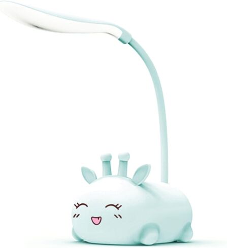 LED Desk Lamp, Portable LED Table Light, Mini Animal Night Light, Cute Foldable USB Rechargeable Reading Light for Bedroom Children's Bedside Study (Bear, Pink) in Saudi Arabia