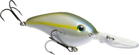 Strike King (HC6XD-682) Promodel Crankbait S6XD Fishing Lure, 682 - Crystal Shad, 1 oz, Unique Curved Bill and Balance in Saudi Arabia
