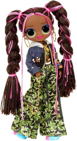 L.O.L. Surprise! Remix Honeylicious Fashion Doll, Plays Music with 25 Surprises Including Shoes, Hair Brush, Doll Stand, Magazine, and Record Player Package - For Girls Ages 4+ in Saudi Arabia