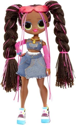 L.O.L. Surprise! Remix Honeylicious Fashion Doll, Plays Music with 25 Surprises Including Shoes, Hair Brush, Doll Stand, Magazine, and Record Player Package - For Girls Ages 4+ in Saudi Arabia