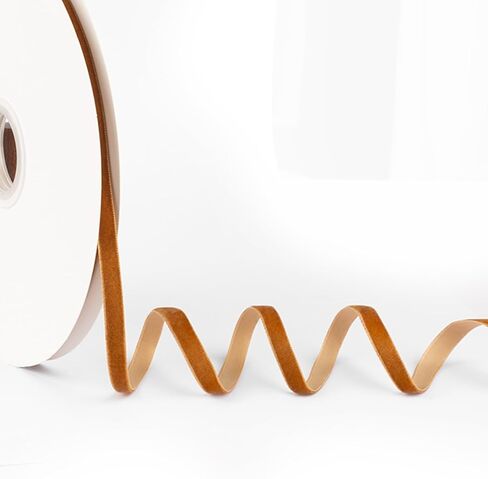 Pink Velvet Ribbon 3/8 Inch X 25Yd Single Face Fabric Ribbon Roll for Gift Wrapping Decoration Party Handmade Craft Ornaments Bow Making Christmas Decoration in Kuwait