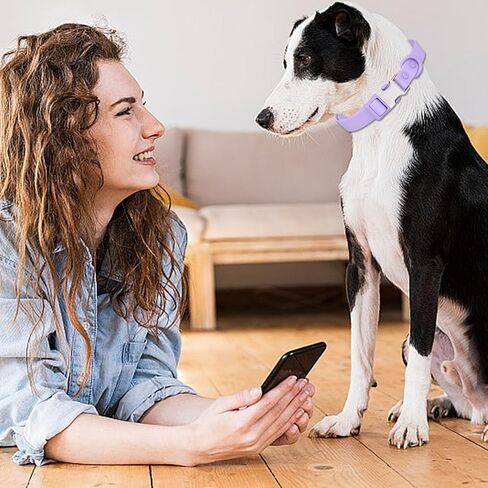 Waterproof Dog Collar with Safety Metal Buckle, Durable and Easy to Clean Soft Rubber Dog Collar, Adjustable Pet Collars for Small Medium Large Dogs in Kuwait