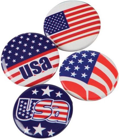 U.S. Toy USA Buttons / 24-pc, Multicolor, One Size (US43) in Kuwait