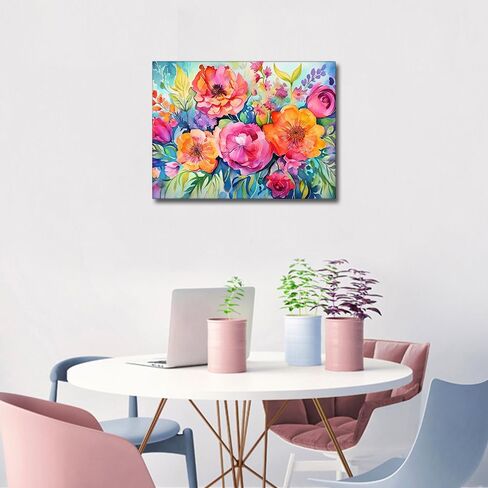 مجموعات فنية ماسية من TISHIRON للبالغين، مجموعة فنية ماسية للغابات بالألوان المائية، لوحة فنية تجريدية ماسية للطبيعة والمناظر الطبيعية الماسية، لوحة فنية كاملة للحفر مع مجموعات الماس، 12 × 16 بوصة in Kuwait