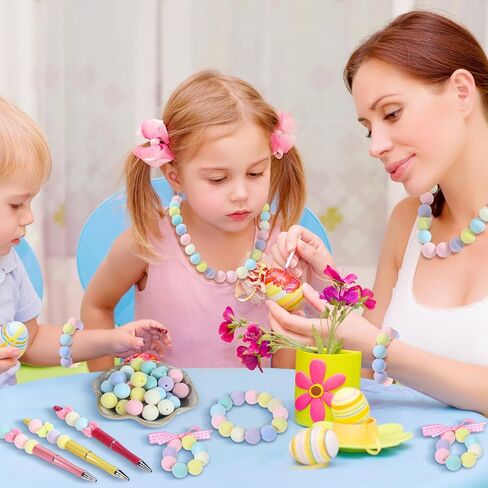 XunYee 48 Pcs Velvet Christmas Beads for Craft 16 mm Christmas Silicone Beads Wooden Beads DIY Velvet Jewelry Beads for DIY Jewelry Making Keychain Making Pen Tiered Tray Decor(Xmas Colors) in Kuwait