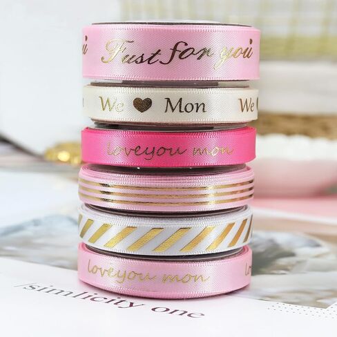 9 Rolls 45 Yards Christmas Ribbons Metallic Buffalo Printed Grosgrain Satin Ribbons 3/8″ Wide DIY Craft Fabric for Holiday Wedding Anniversary Decorations Gift Wrapping (Christmas-9 Roll) in Kuwait