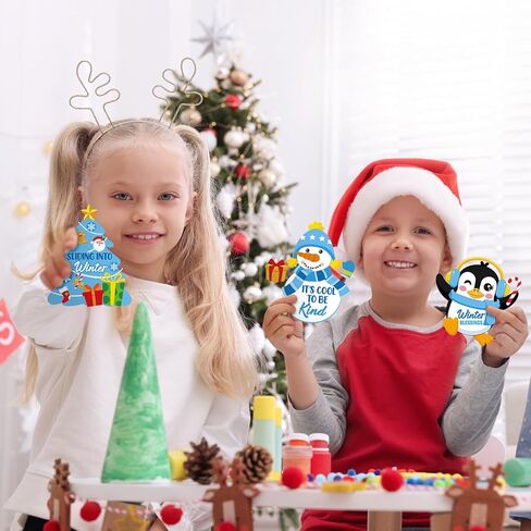 30 مجموعة من مجموعات الحرف اليدوية لعيد الميلاد المسيحي، ملصقات يدوية دينية شتوية، اصنع رجل الثلج الخاص بك، زينة عيد الميلاد، ملصقات يسوع لفصول المدرسة الأحد، عيد الميلاد، حفلة عيد الميلاد، عطلة الشتاء in Kuwait