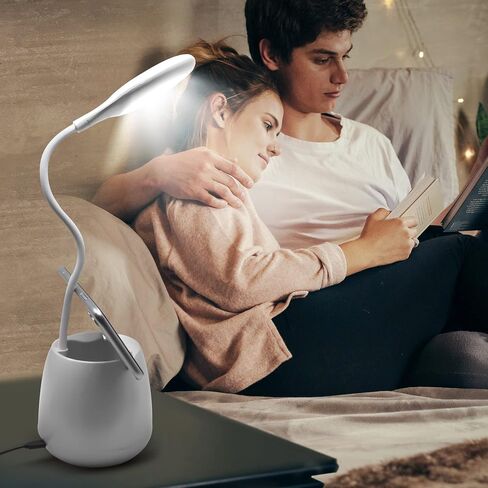 Aduro U-Light Aduro U-Light Desk Lamp Table Light with Wireless Speaker & Phone Stand Desk Organizer, Flexible Gooseneck Table Lamp - Perfect for Home Office Blue in Saudi Arabia