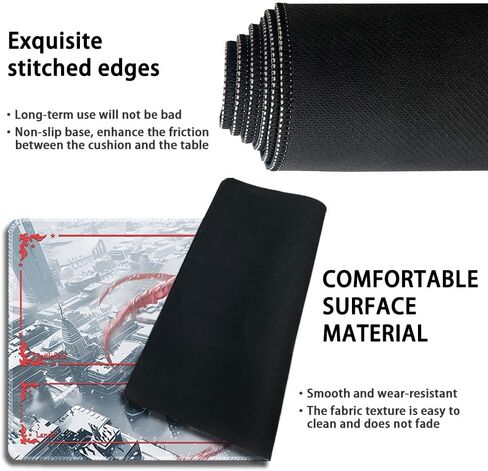 Durable MTG Playmat TCG Playmat with Zone and Locking Edges for MTG Gaming - Includes Waterproof Storage Bag (playmat (59),Without Zone) in Saudi Arabia