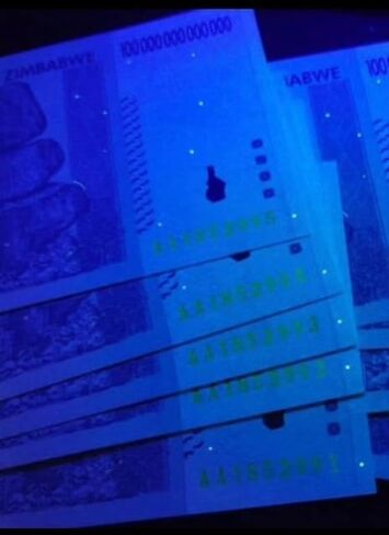 ورق تذكاري عام 100 تريليون، غير متداول، زيمبابوي، أزرق/أخضر، zim100000 in Saudi Arabia