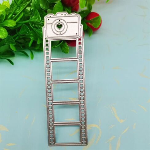 قطع يموت استنسل معدني أدوات سجل القصاصات قالب نقش DIY لصنع البطاقات الورقية لوازم الحرف الفنية الألبوم (فيلم الكاميرا - 11.3 × 3.5 سم) in Kuwait