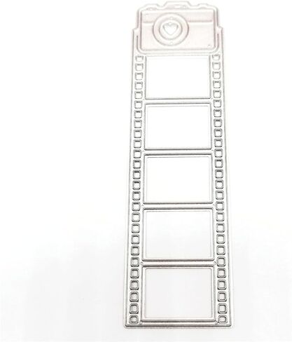 قطع يموت استنسل معدني أدوات سجل القصاصات قالب نقش DIY لصنع البطاقات الورقية لوازم الحرف الفنية الألبوم (فيلم الكاميرا - 11.3 × 3.5 سم) in Kuwait