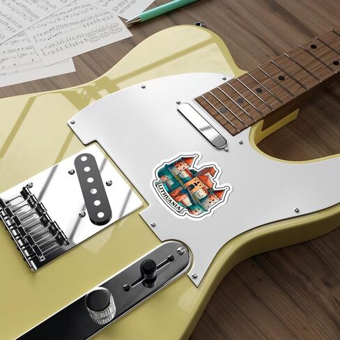 Lithuania Sticker Weatherproof Vintage Decal Vinyl Small Waterproof for Water Bottle Mug Passport Book Scrapbook Notebook Laptop Tumbler Skateboard Computer Phone Size 4" Funny Gift ID44990 in Saudi Arabia