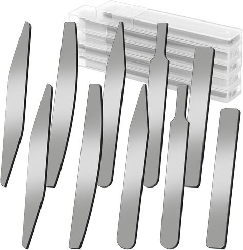 Honoson 10 Pcs 5 Styles Model Kits Precision Glass Files Hobby Model Polishing Tool Kits #10000 Grit Polishing Grinding Tools with Plastic Storage Box for Plastic Model Wood Resin Base Parts in Saudi Arabia