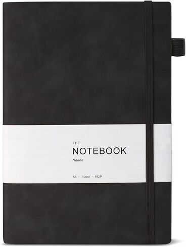 Journal Notebook, 200 Pages, Notebooks for Work, Medium A5 Lined Leather Journals for Writing, for Work, Home, School, Thick Paper Travel Gifts Leather bound Journal for Men Women, 6 x 8.3 in Saudi Arabia