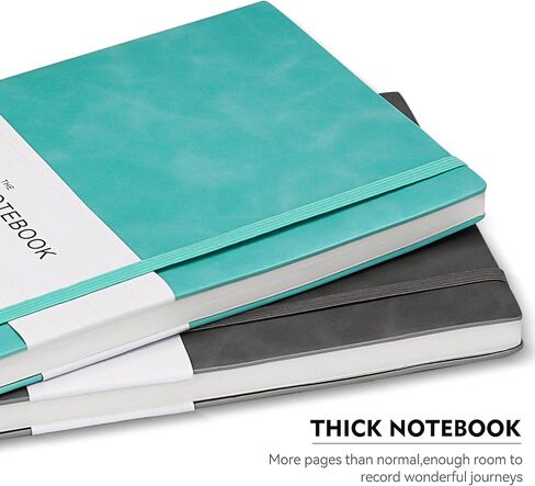 Journal Notebook, 200 Pages, Notebooks for Work, Medium A5 Lined Leather Journals for Writing, for Work, Home, School, Thick Paper Travel Gifts Leather bound Journal for Men Women, 6 x 8.3 in Saudi Arabia