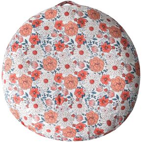 Little Jump Newborn Lounger Cover, Removable Ultra Soft Comfortable Slipcover for Infant Lounger Pillow(Vintage Floral)