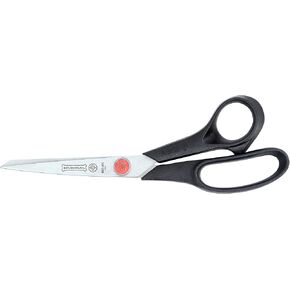 Mundial BP660 Red Dot Multi-Purpose Dressmaker Shears, 8.5 Inch, Stainless Steel, Adjustable Pivot, Lightweight & Durable, Black