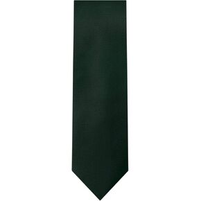 Jacob Alexander Men's Silk Blend Solid Color 2.5 inch Slim Width Neck Tie