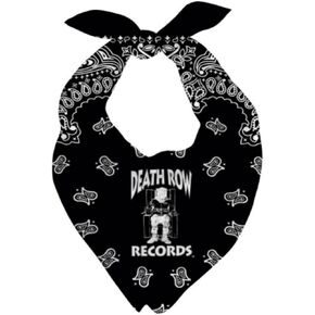 Death Row Logo Cooling Bandana for Dogs, Dog Bandana, Dog Cooling Bandana Black - Small