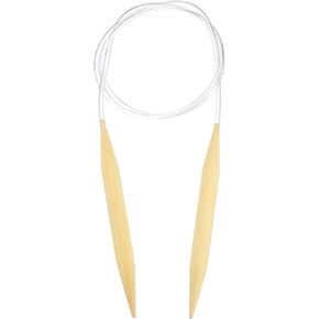 HARFINGTON US Size 36(20mm) Circular Knitting Needles 60 Inch / 152cm Round Wooden Needle for Handmade Projects DIY Knitting Blankets Socks Hats Sweaters