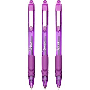 Z-Grip Smooth - Retractable Ballpoint Pen - Pack of 3 - Purple