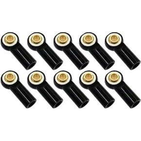 10Pcs M3 RC Link Tie Rod End Ball Joint Head Holder Support Rod End Tool for 1/10 RC Car Truck Buggy Crawler(10PCS,red)
