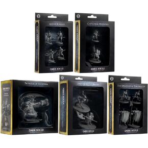 Dark Souls The Roleplaying Game Miniatures Bundle: Alonne Knights, Captains & Warriors, Protector of The Asylum, Dread Knights of Renown, and The Steadfast & The Hollow (13 Figures)