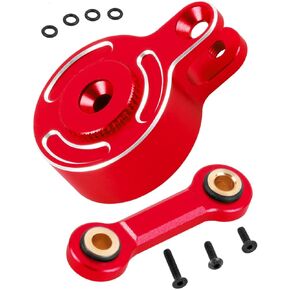 RC 23T Aluminium Direct Mount Servo Saver Upgrades Part for 1/10 Big Rock,Granite,Kraton,Outcast,Senton,Vorteks 4WD Mega 550,1/8 Infraction,Mojave,Typhon,Vendetta 4WD,ARA340181（Navy Blue）