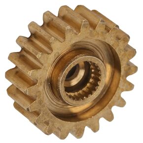 Gear, 20 Tooth Brass Gear, 25 Tooth Spline MOD 0.8 Gear Replacement, Parts, Pitch Diameter 16mm, Outer Diameter 17.6mm Gear, for 100 Tooth Hub Gear