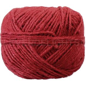 CleverDelights Red Jute Twine - 100 Yards - 2mm Diameter - Eco-Friendly Natural Jute String Rope