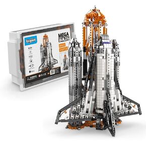 Engino | MEGA Builds: Challenger Space Shuttle Construction Toy, Building Kit for Kids 9+
