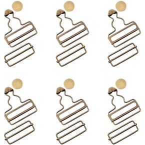 Adjustable Metal Overall Buckles Replacement Clasp Clips DIY Sewing Accessories for Workwear,Overalls,Trousers,Jeans