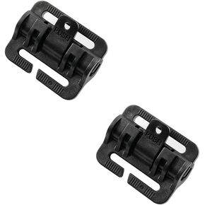 ZYAMY 2PCS Plastic Quick Release Buckle Slider Hinge Tactical Vest Vest Buckle Military Buckle For 1.4 inch/38mm Webbing For Shoulder Straps Backpacks Belt