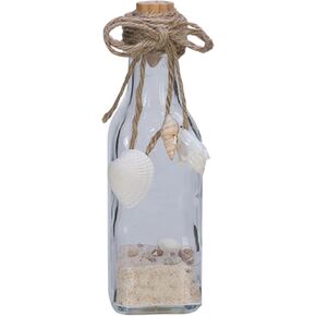 Beachcombers 7" Bottle With Sand & Shells Multi