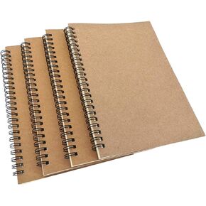 ALIMITOPIA Spiral Notebook Joural,Wirebound Sketch Book NotePad Diary Memo Planner,A5 Size & 60 sheets (Ruled)