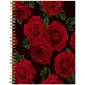 Spiral Journal Notebook for Women,A5 College Ruled Notebooks 6"x 8.4", 120 Pages Lined Journal with Premium Thick Paper,Perfect for School Office Home Gifts(Houndstooth Pattern)