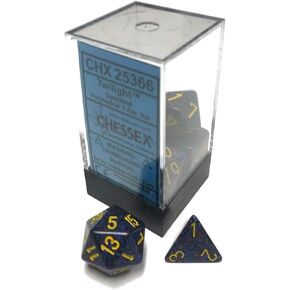 Chessex Chx25366 Dice - Speckled: 7Pc Twilight