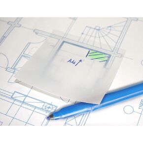 Transparent Sticky Note Pads, 75mm Square, Pack of 10