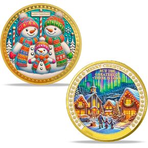 Sun Deer Challenge Coin Reindeer Merry Xmas Commemorative Coin Funny Token New Year Keepsake Stay Strong, Stay Sober Inspirational Holiday Collectible Gifts for Recovery