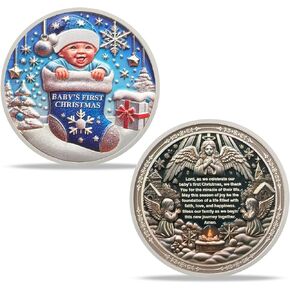 Sun Deer Challenge Coin Reindeer Merry Xmas Commemorative Coin Funny Token New Year Keepsake Stay Strong, Stay Sober Inspirational Holiday Collectible Gifts for Recovery