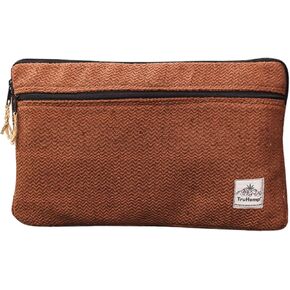 Hemp Laptop Sleeve, Beige – Handmade Durable Water-Resistant Laptop Case, Lightweight Natural Hemp Protective Cover