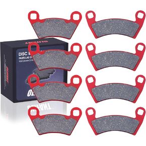 Brake Pads for Polaris Ranger 900 XP 2013-19/Ranger 570 CREW Midsize/Ranger 570 fullsize/Ranger 700 800 XP EV 500/RZR 800 900 4 XP Sintered Copper Front & Rear Severe Duty Brake Pads