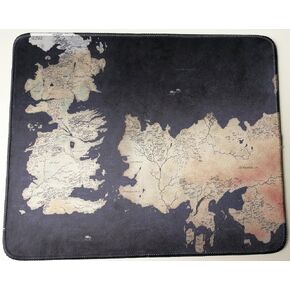 12x10 Inch Game of Throne World Map Fantasy Mousepad Large Mouse Pad Mouse mat Waterproof