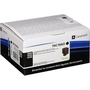 Lexmark 74C1SK0 CS720, CS725, CX725 Black Yield Return Program Cartridge Toner