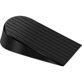 Big Door Stopper - Heavy Duty Door Stoppers for Extra Security and Protection,1pcs, Black